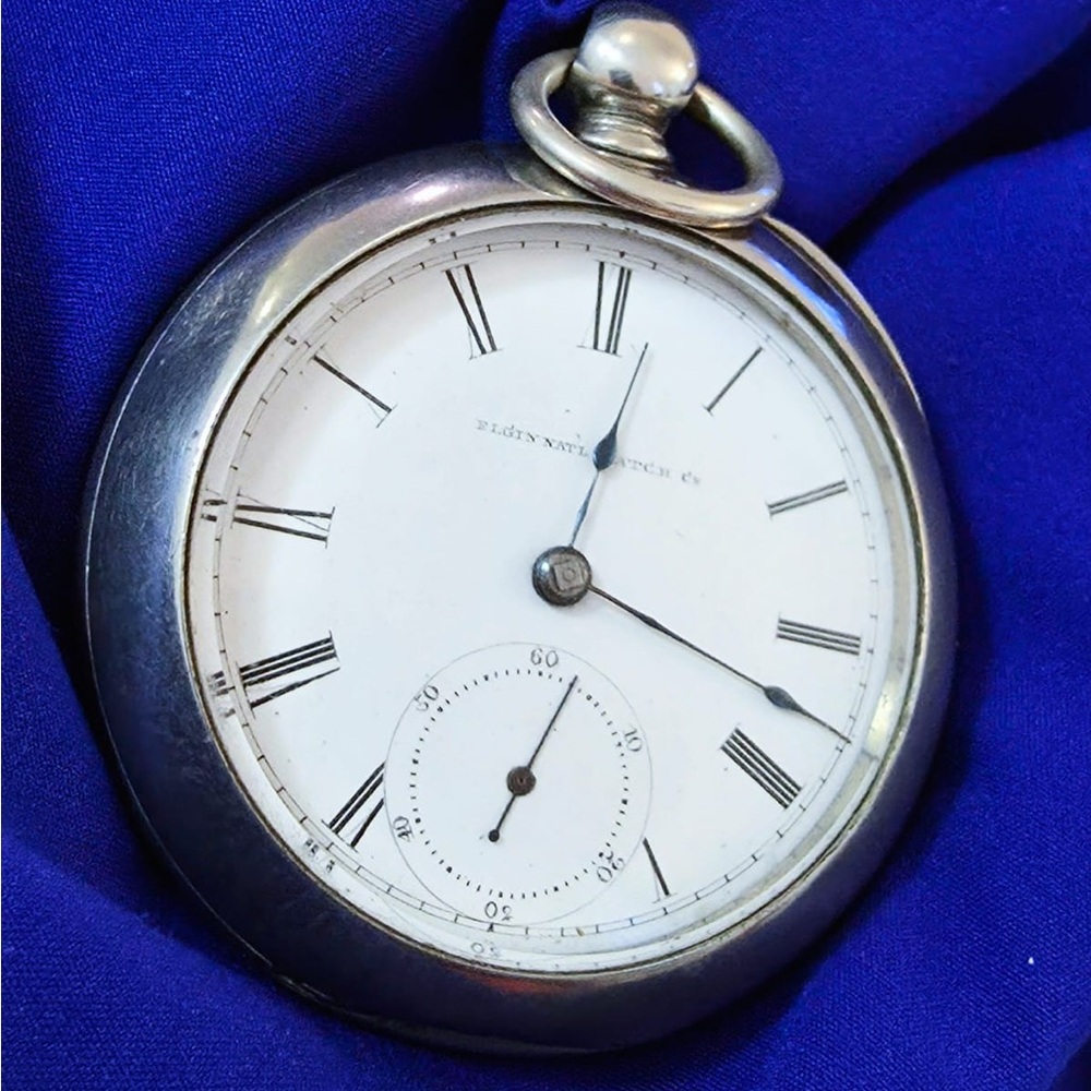 Elgin Vintage 1870s Key Wind Pocketwatch 58mm 526095 Needs Service or Repair - Picture 2 of 7